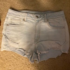 Ripped Jean Shorts